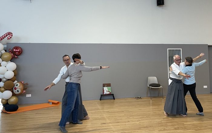 KINOMICHI Jean-Marc GUILBERT et Lionel RISTER instructeurs à Taulignan